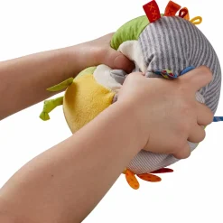 Bolde|Babylegetøj<Haba Aktivitetsbold m. taggies