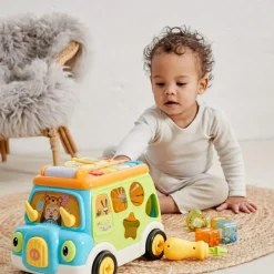 Interaktivt Legetøj|Sorterings- & Stablelegetøj<Scandinavian Baby Products Aktivitets-Bus
