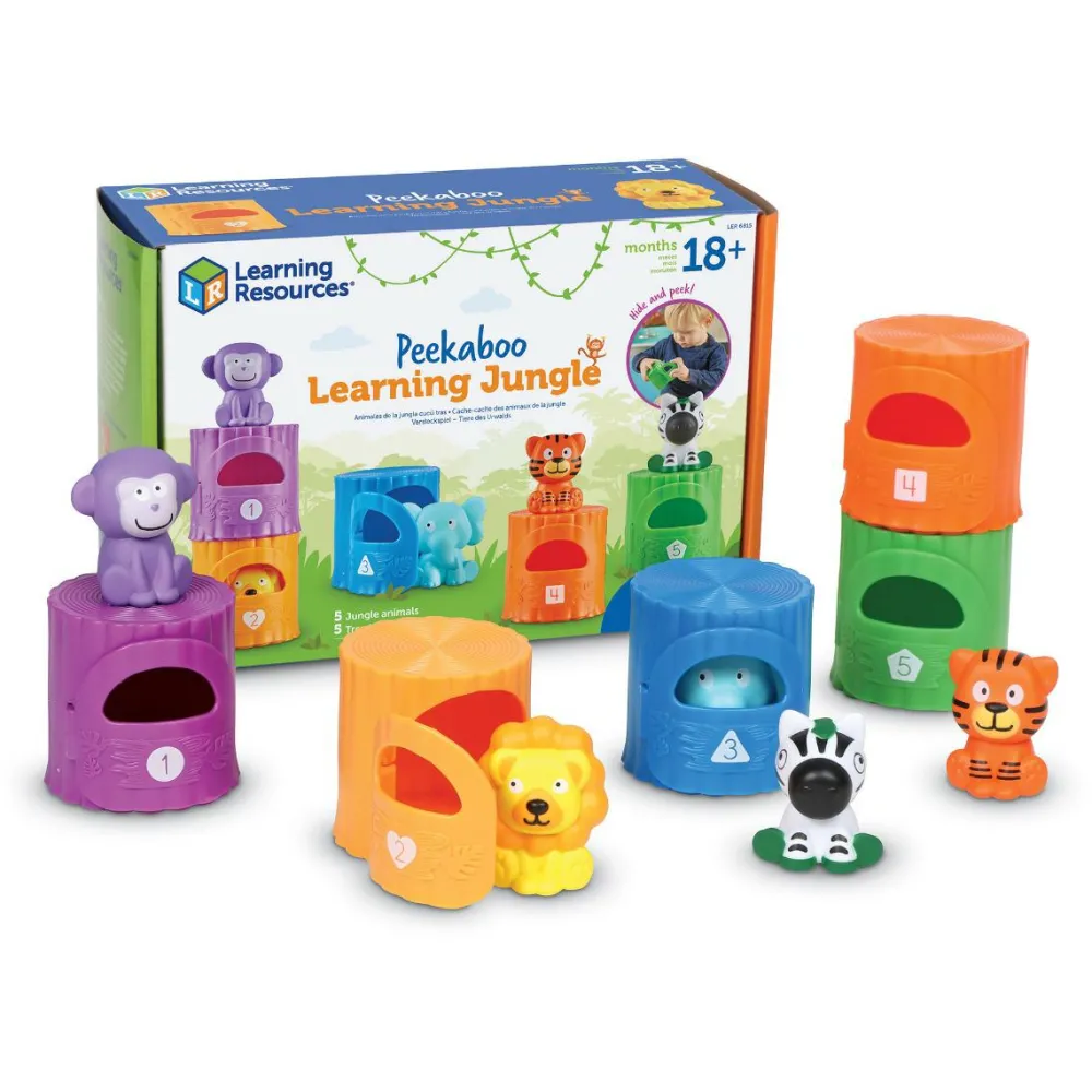 Sprog & Leg|Matematik & Leg<Learning Resources Aktivitetssæt - Jungledyr
