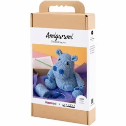 Voksenværk|Kreativ Leg<Creativ Company Amigurumi hæklekit - Flodhesten Frode