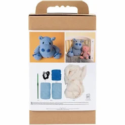 Voksenværk|Kreativ Leg<Creativ Company Amigurumi hæklekit - Flodhesten Frode