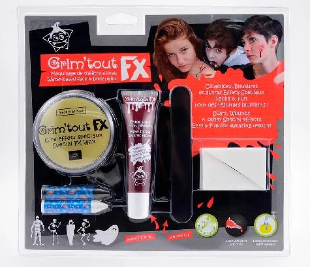 Halloween|Fastelavn<Grim'Tout Ansigtsfarve - Special Effects Kit