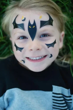 Halloween|Fastelavn<Great Pretenders Ansigtsklistermærker - Batman (flagermus)