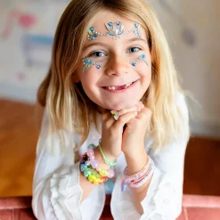 Halloween|Fastelavn<Great Pretenders Ansigtskrystaller - Isprinsesse