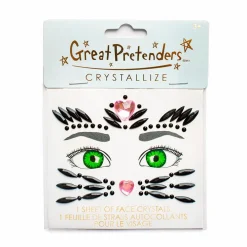 Halloween|Fastelavn<Great Pretenders Ansigtskrystaller - Kat