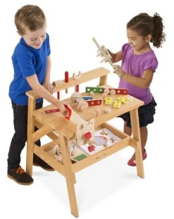 Montessori|Legeværktøj<Melissa & Doug Arbejdsbænk med værktøj