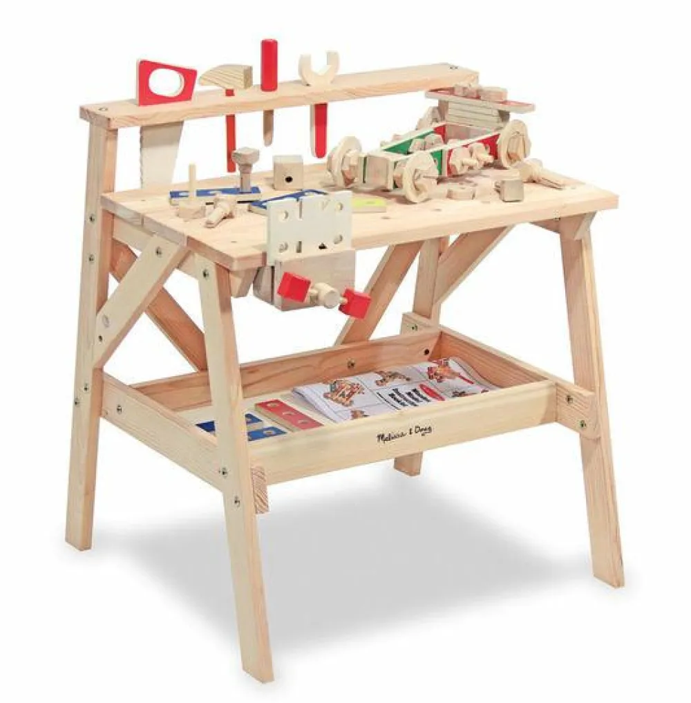 Montessori|Legeværktøj<Melissa & Doug Arbejdsbænk med værktøj