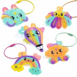 Kreativ Leg|Krea-Fitness<Djeco Artistic Plastic - Krympeplast nøgleringe, Kawaii