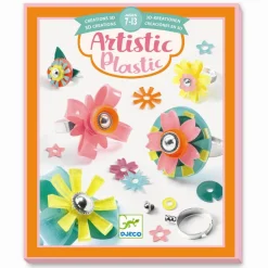 Lav Selv Smykker|Kreativ Leg<Djeco Artistic Plastic - Lav fingerringe af krympeplast