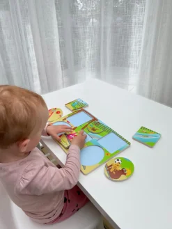 Puslespil|Babylegetøj<Babblarna 2-i-1 puslespil - Legeplads