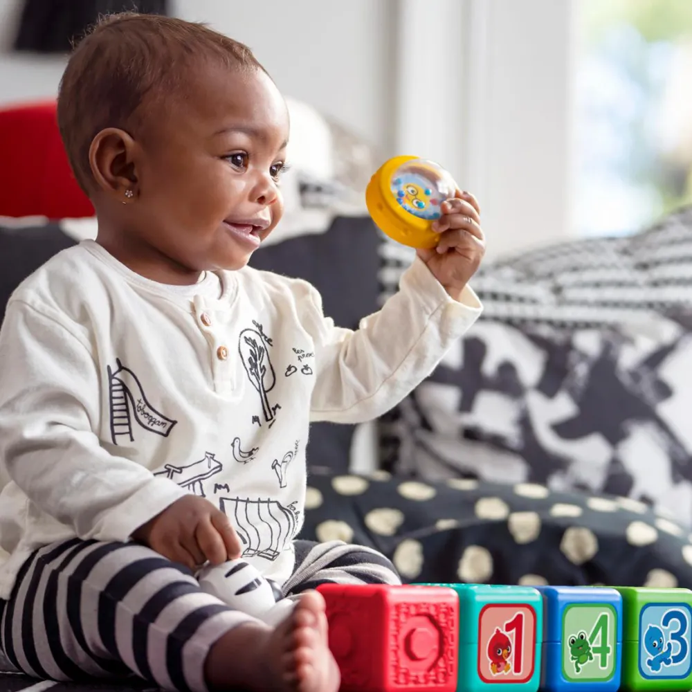 Taktil / Følesans|Stem Læringslegetøj<Baby Einstein - Magnetleg, Add & Stack