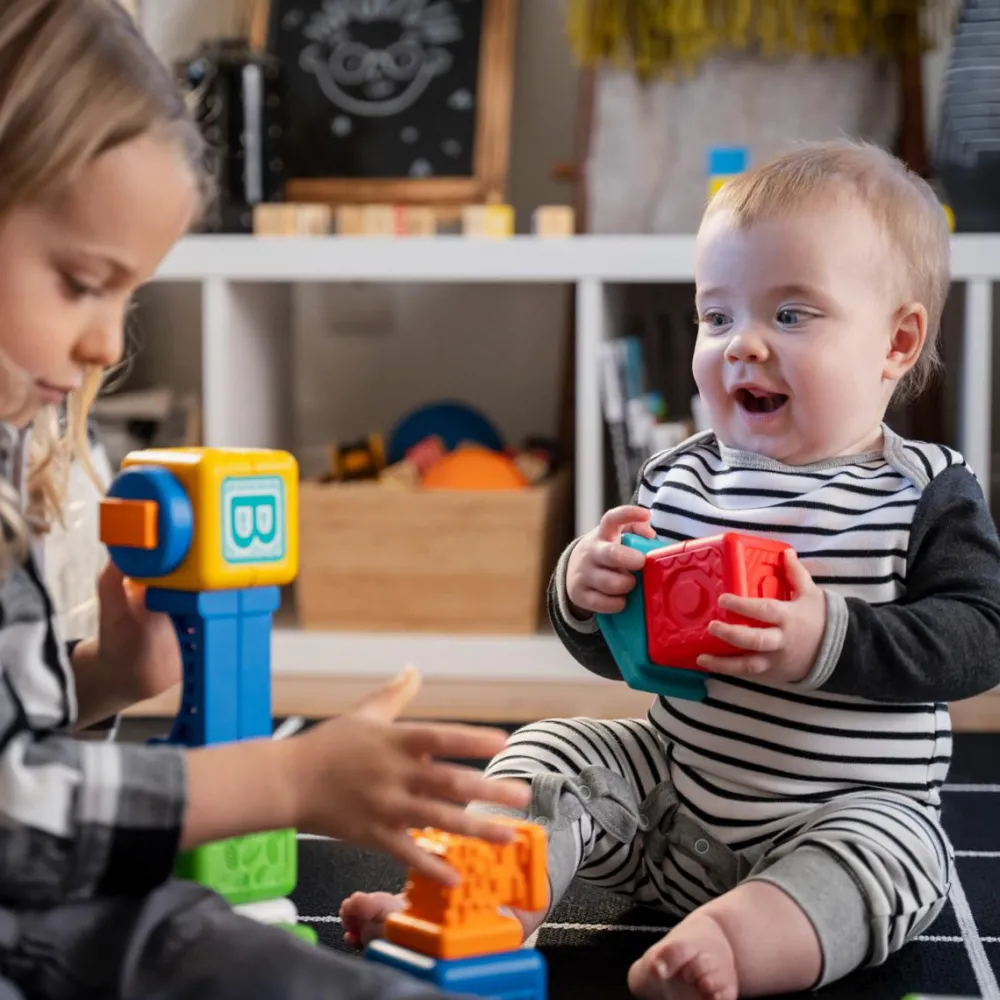 Taktil / Følesans|Stem Læringslegetøj<Baby Einstein - Magnetleg, Bridge & Learn