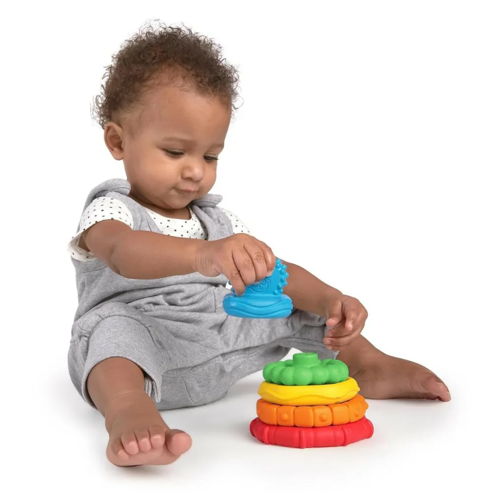Tumlinge Legetøj|Sorterings- & Stablelegetøj<Baby Einstein - Stabletårn m. teksturer