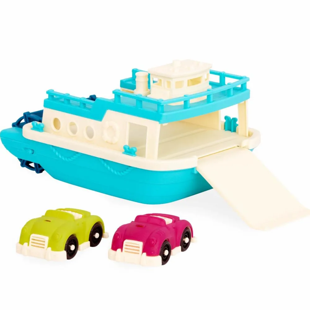 Badelegetøj|Legebiler<B. Toys Badeleg - Færge inkl. 2 biler