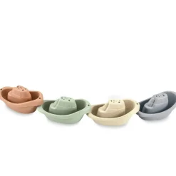 Finmotorik|Strand- & Sandlegetøj<Scandinavian Baby Products Badeleg - Stablebåde, 6 stk