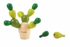 Økologisk Eller Bæredygtig|Trælegetøj<PlanToys Balance kaktus mini