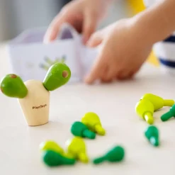 Økologisk Eller Bæredygtig|Trælegetøj<PlanToys Balance kaktus mini