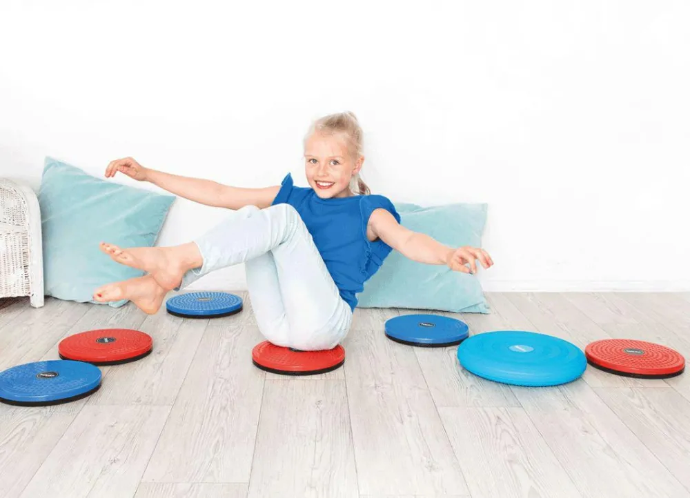 Grovmotorik|Balanceleg<Beleduc Balanceskiver m. drejefunktion, 10 stk