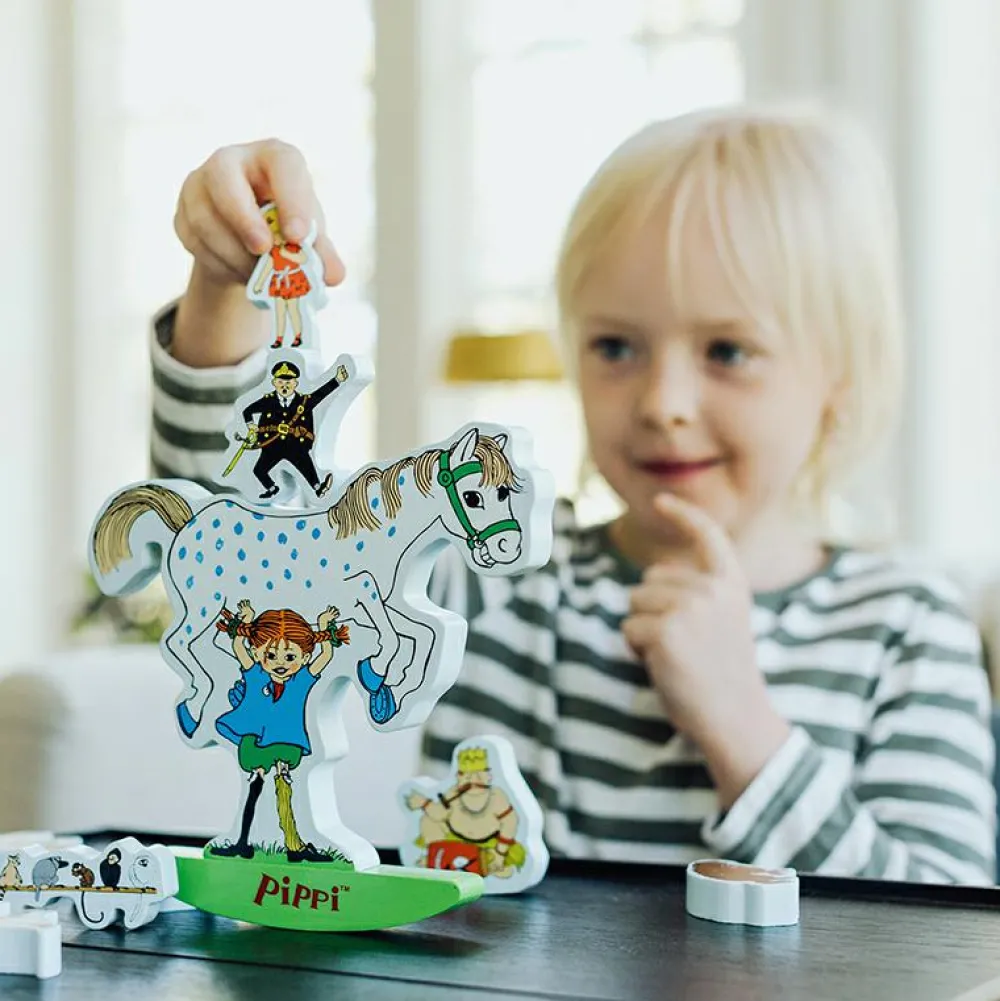 Trælegetøj|Tumlinge Legetøj< Balancespil - Pippi Langstrømpe