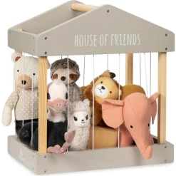 Trælegetøj|Til Børneværelset< Bamse-bo - House of Friends (grå)