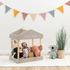 Trælegetøj|Til Børneværelset< Bamse-bo - House of Friends (grå)