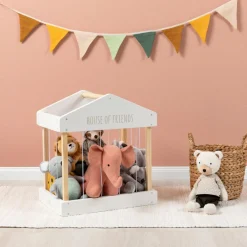 Trælegetøj|Til Børneværelset< Bamse-bo - House of Friends (hvid)