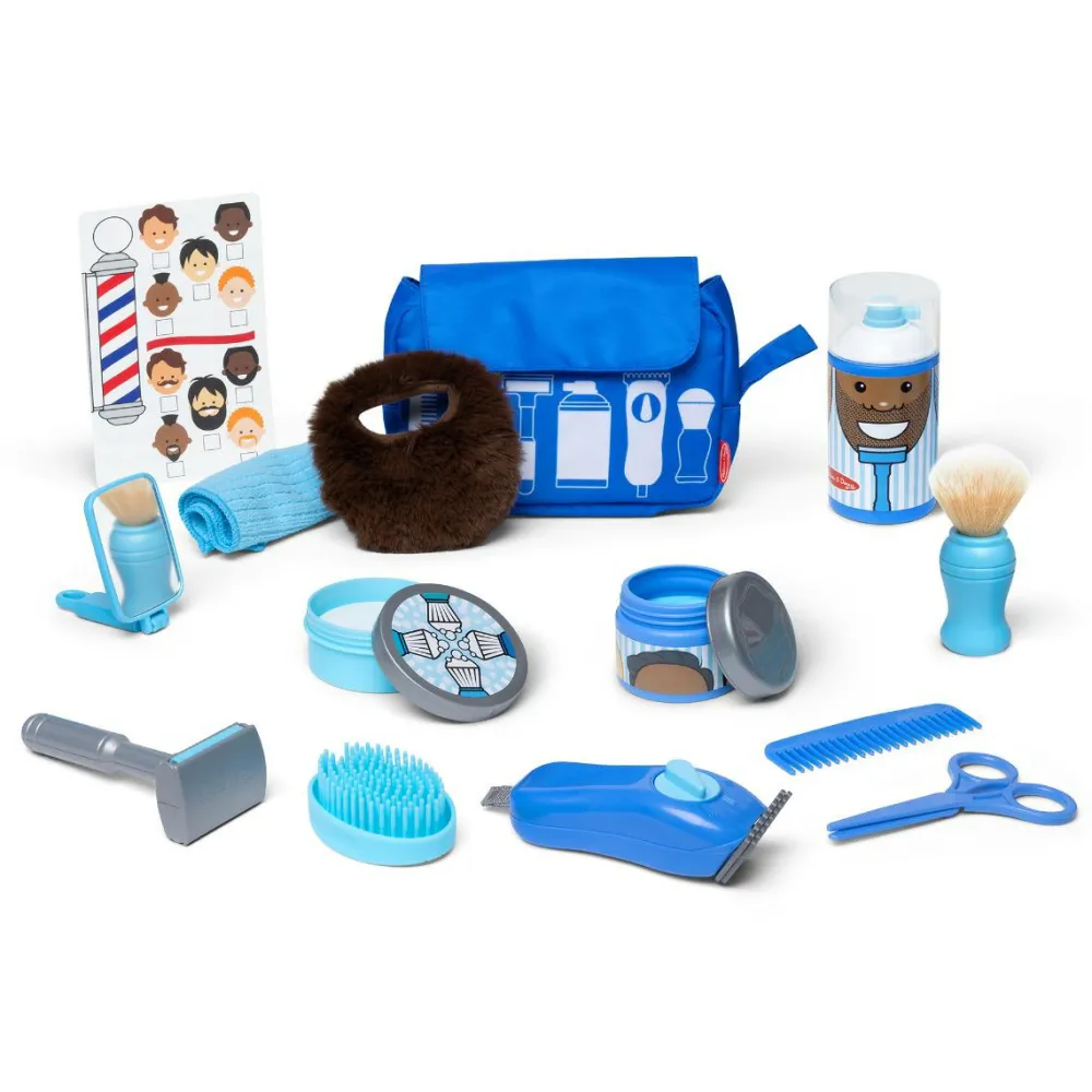 Rolleleg<Melissa & Doug Barbersalon, 16 dele