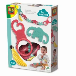 Babylegetøj<SES Creative Barnevognskæde - Aber på række