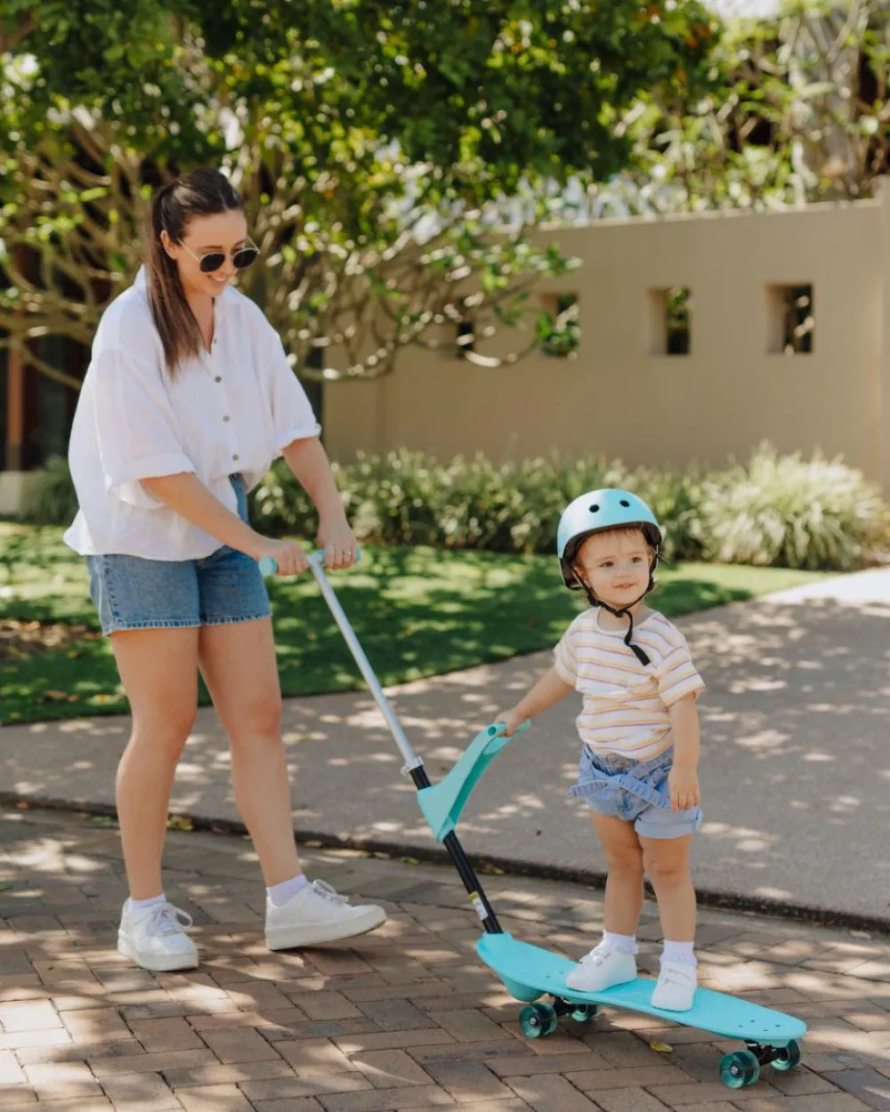 Udeleg|Balanceleg<Ookkie Begynder-skateboard - Mint