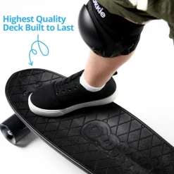 Udeleg|Balanceleg<Ookkie Begynder-skateboard - Sort