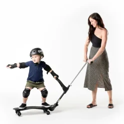 Udeleg|Balanceleg<Ookkie Begynder-skateboard - Sort