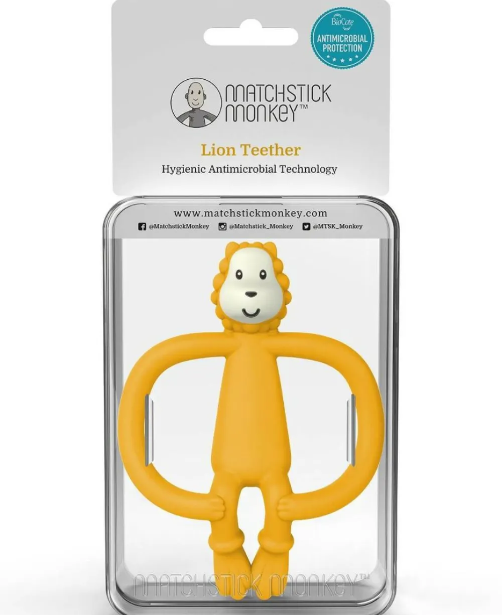 Bidelegetøj|Babylegetøj< Bidering Matchstick Monkey - Løve