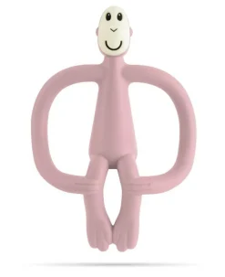 Bidelegetøj|Babylegetøj< Bidering Matchstick Monkey - Støvet rosa