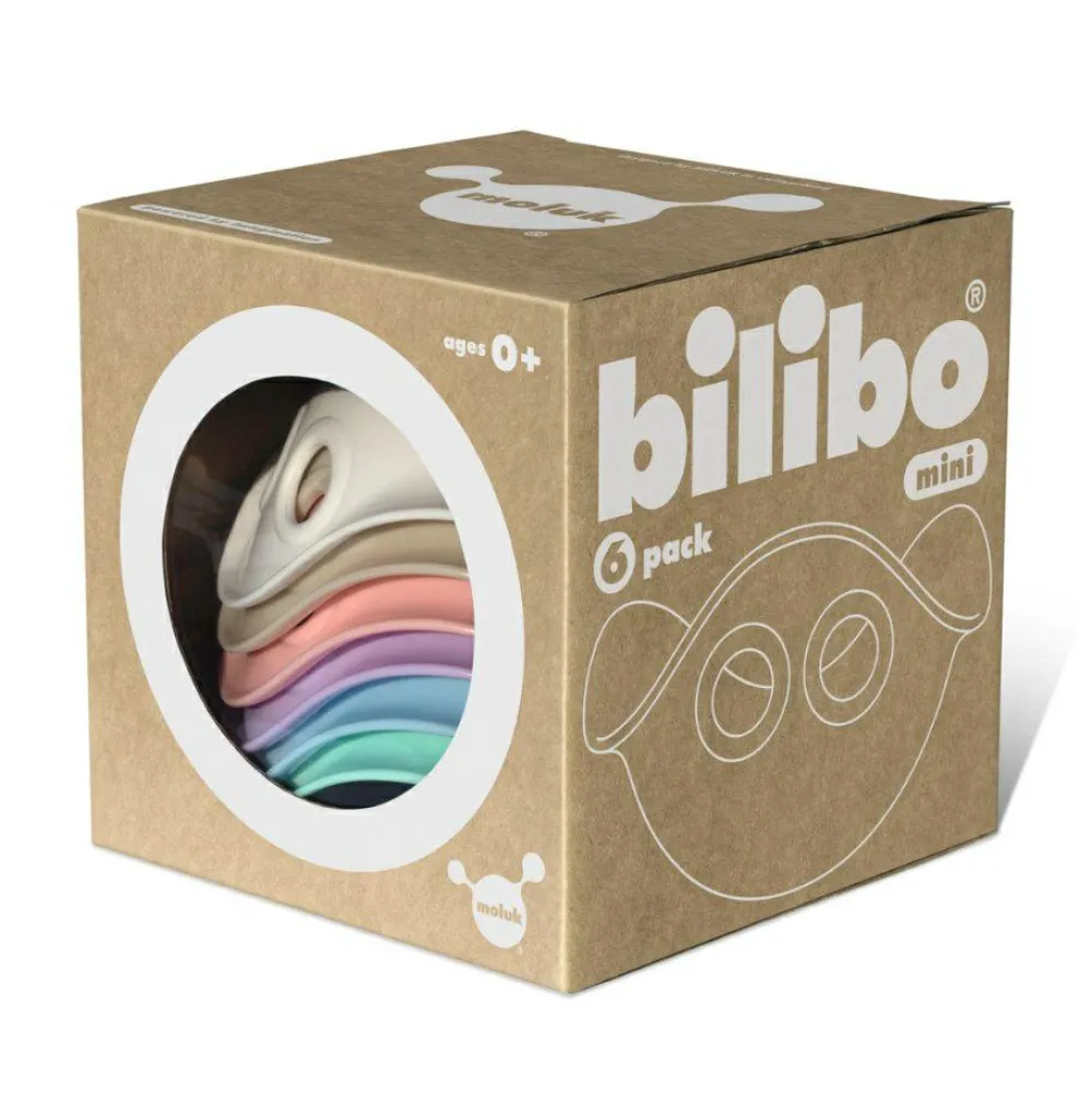 Udeleg|Montessori<bilibo mini - Pastel, 6 stk