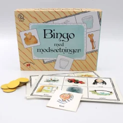 Sociale Kompetencer|Sprog & Leg<Ciha Bingo med modsætninger