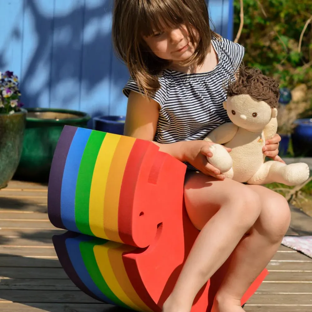 Til Børneværelset|Balanceleg<bObles Elefant L - Rainbow