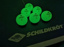 Sportslegetøj & Gøgl|Bolde< Bordtennisbolde Poly 40+, Glow 6 stk. - Ø4 cm