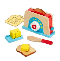 Legekøkken & Legemad<Melissa & Doug Brødrister m. brød + smør