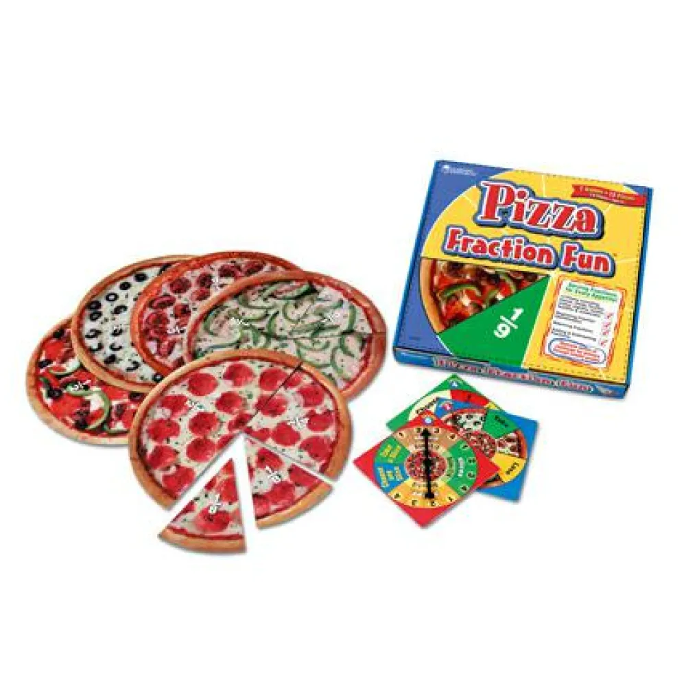 Skolesjov|Montessori<Learning Resources Brøkspil - Pizza