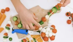 Finmotorik|Børnesikkerhed<Kinderkitchen Børneknivsæt - Grøn/Blå
