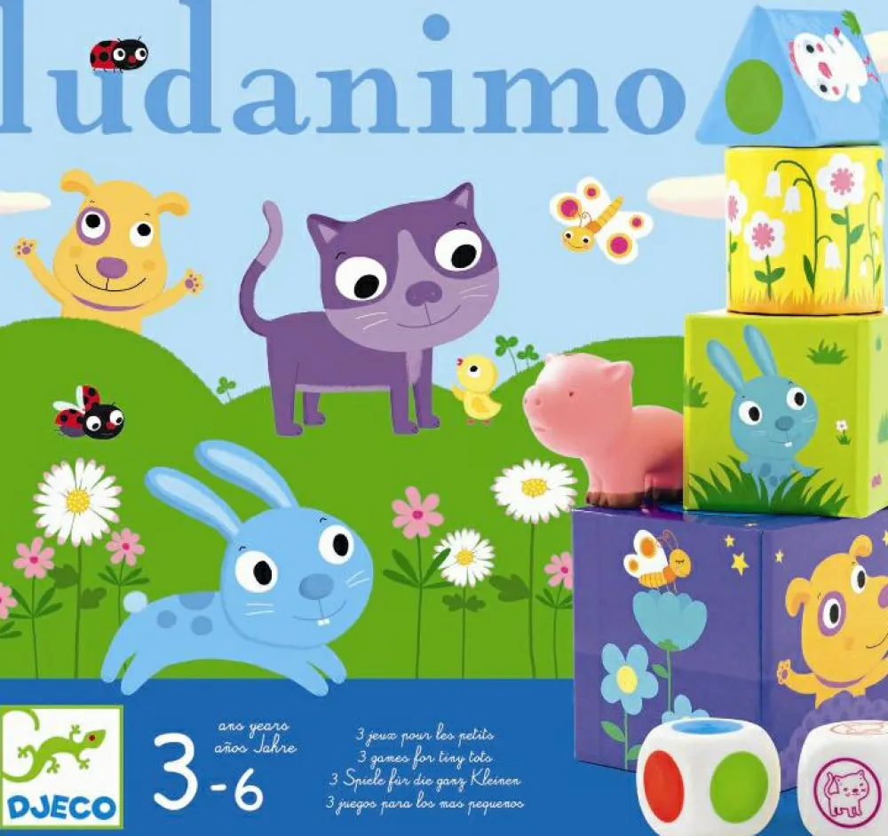 Sorterings- & Stablelegetøj<Djeco Børnespil - Ludamino