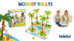 Spil<Beleduc Børnespil - Monkey Rallye