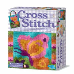 Montessori|Kreativ Leg<4M Broderisæt - Sommerfuglepose