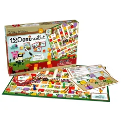 Sprog & Leg|Skolesjov< Brætspil - 120 ord spillet