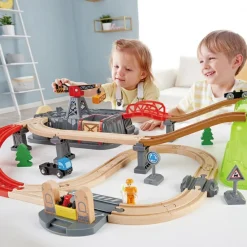 Dukkehus & Legesæt<Hape Byg din egen togbane, 50 dele