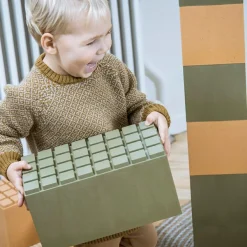 Økologisk Eller Bæredygtig|Byggesæt<Dantoy Byggeklodser, store - Orange/grøn, 26 stk