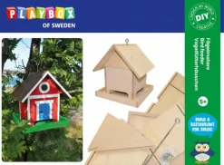 Byggesæt|Tegne- & Malegrej<Playbox Byg & Mal - Fuglefoderbræt