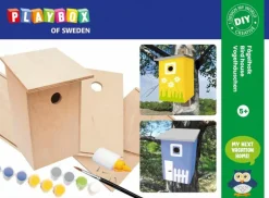 Insekt & Naturleg|Tegne- & Malegrej<Playbox Byg & Mal - Fuglehus