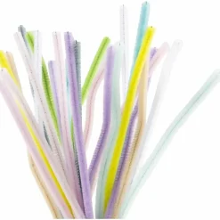 Påske|Kreativ Leg<Creativ Company Chenille Ø6 mm. - Pastel, 25 stk