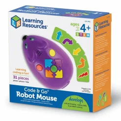 Stem Læringslegetøj|Robot Legetøj<Learning Resources Code & Go Robotmus